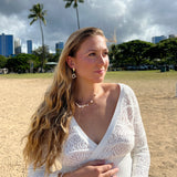 Pearl and Gold Bead Set