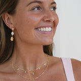 Shimmering Pearl Drop Earring
