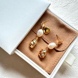 Shimmering Pearl Drop Earring