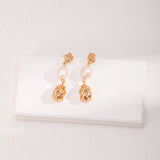 Shimmering Pearl Drop Earring