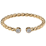 Lustre Twist Ring