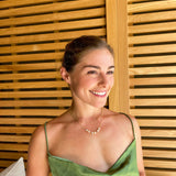 Gold Bead Chain Necklace