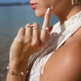 Lustre Twist Ring