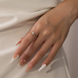 Woven Pearl Ring