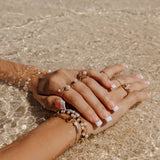 Tiger's Gaze Pearl Bracelet