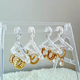 18k gold earrings collection