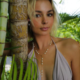 Y-Drop Pearl Necklace