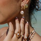 Braided Gold Hoops