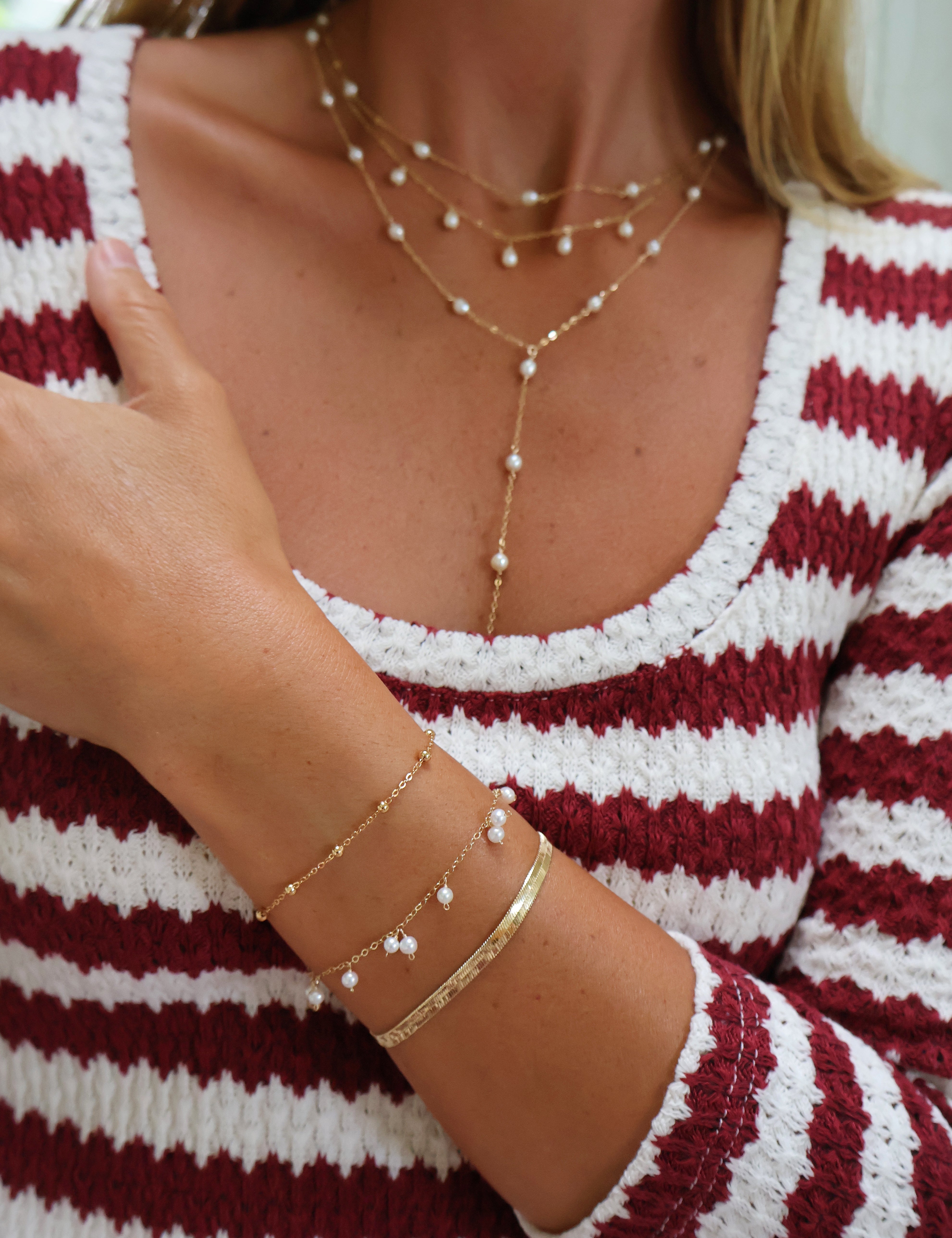 Dancing Pearls Bracelet