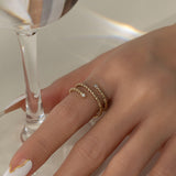 Radiant Twirl Ring
