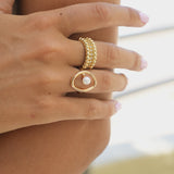 Pave Bead Ring