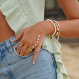 Pearl Strand Hand Chain