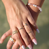 Pave Bead Ring