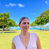 Golden Serenity Pearl Necklace