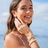 Gold Bean Studs