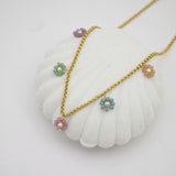 Pastel Pearl Blossom Chain