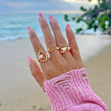 gold ring stack