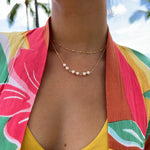 pearl gold necklace