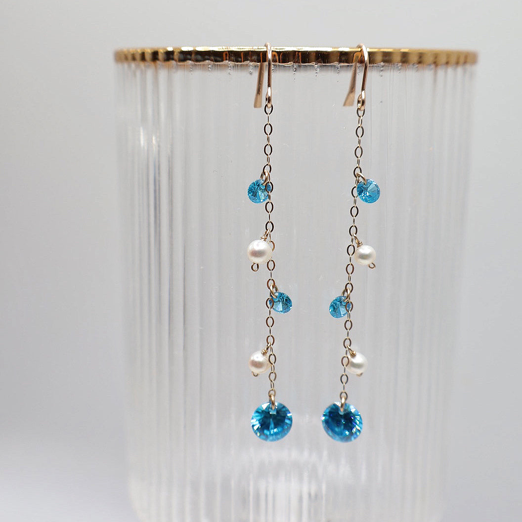 Azure Tide Earrings