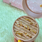 18k gold ring jewelry box