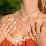 Starlit Cascade Pearl Necklace