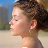 Dainty Gold Hoops