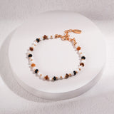 Tiger's Gaze Pearl Bracelet