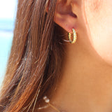 Braided Gold Hoops