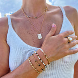 Tiger & Pearl Bracelet