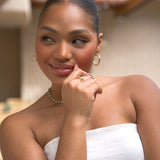 Dainty Gold Hoops