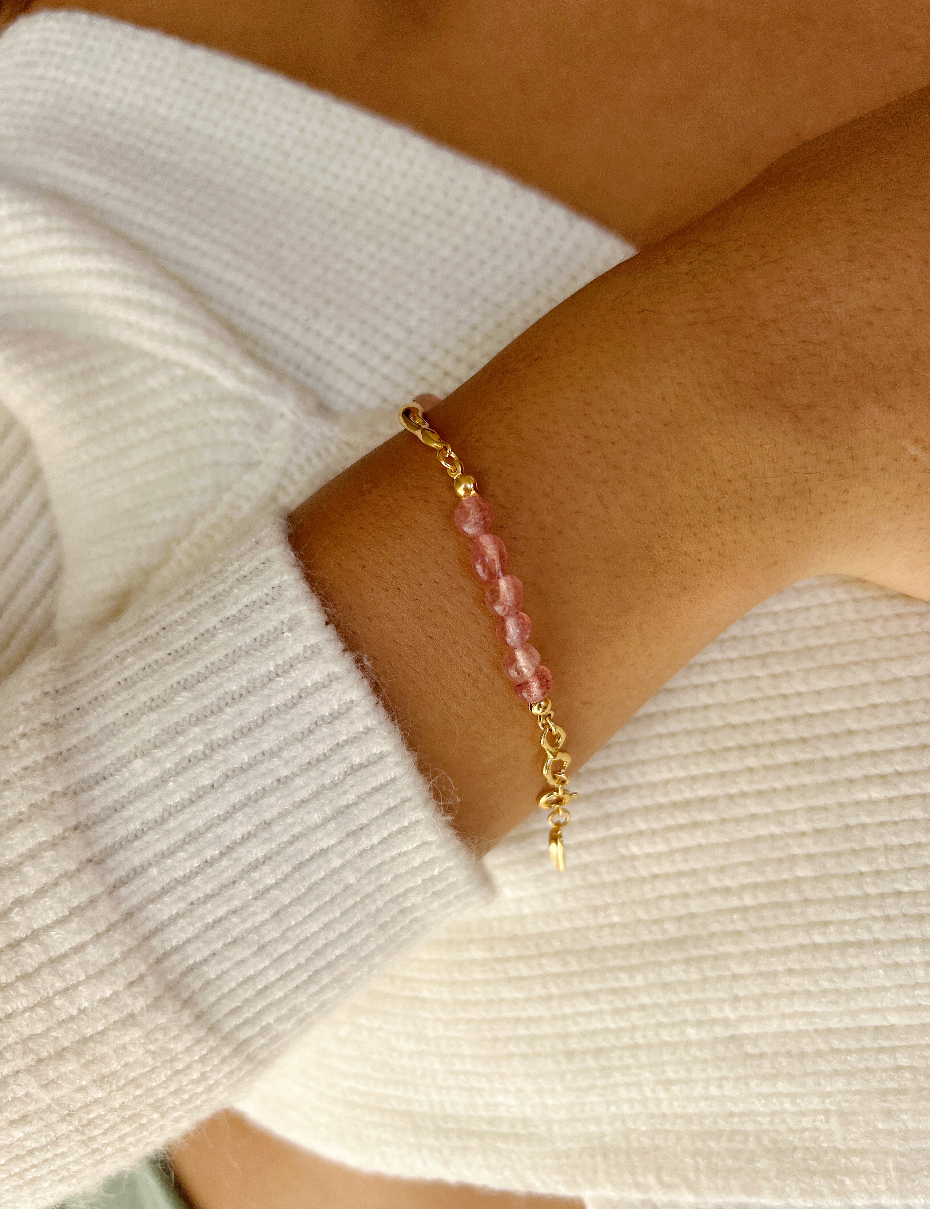 Berry Pearl Bracelet