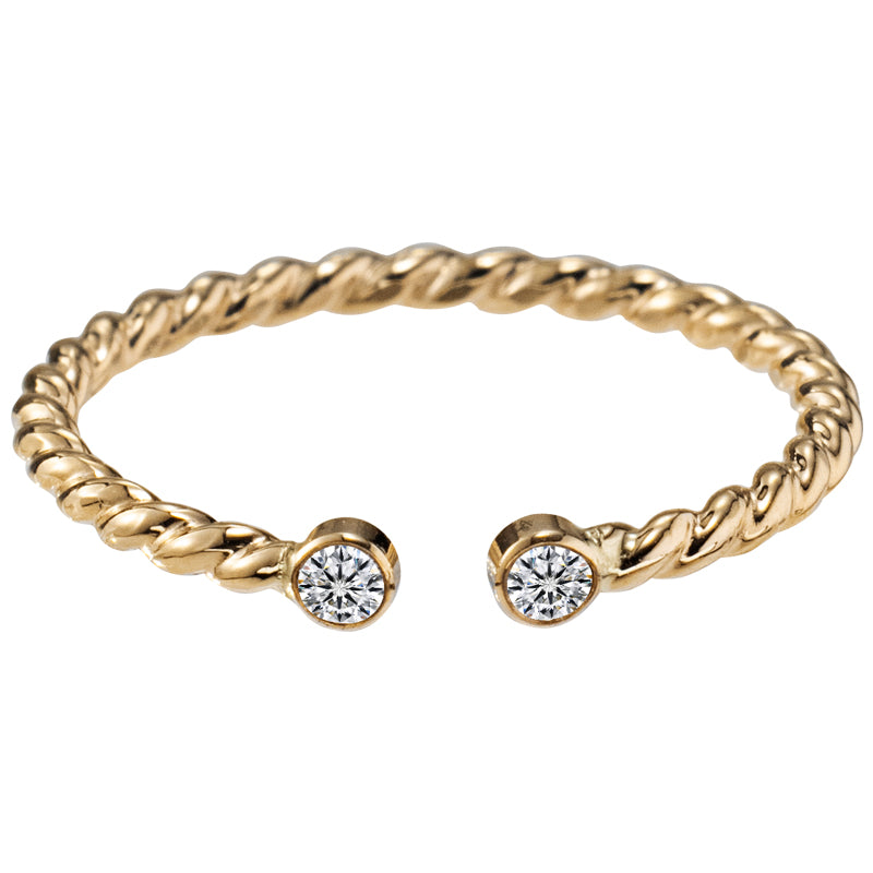 Lustre Twist Ring