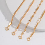 18k gold necklace comparison