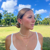Bold Gold Strand Necklace