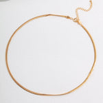 bold gold strand necklace apelila jewelry