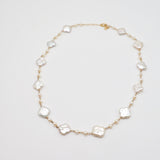 Clover Pearl Necklace