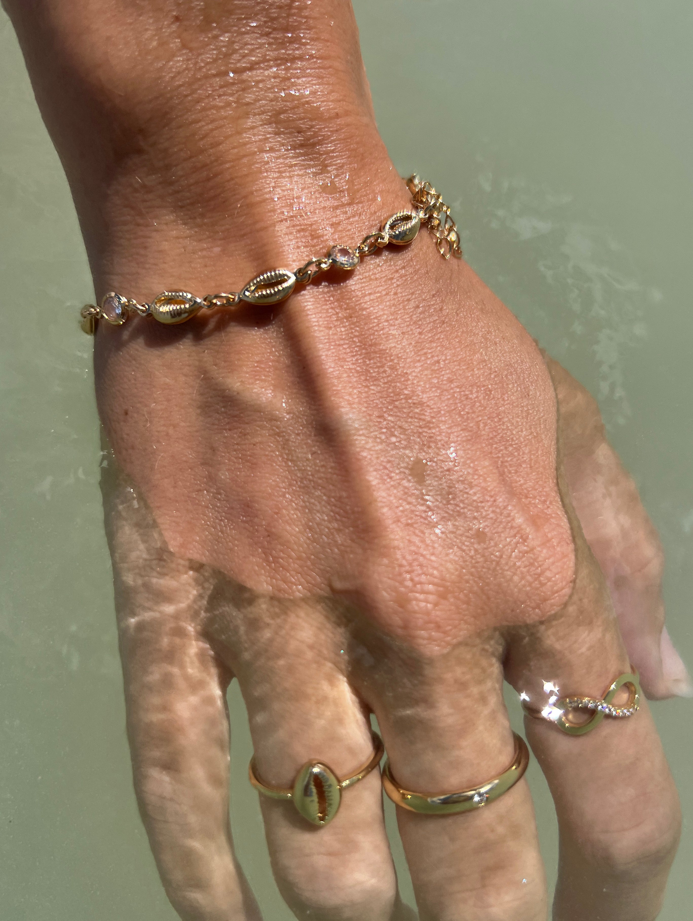 Handmade | Jewelry | Cowrie Shell Bracelet | Poshmark