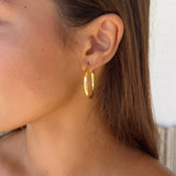 Dainty Gold Hoops
