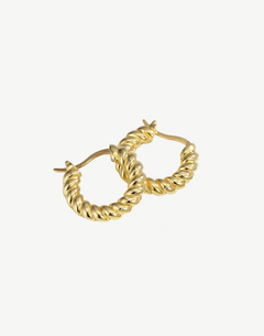 braided gold earrings apelila jewelry