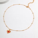 heartfire necklace apelila jewelry