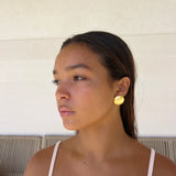 Matte Gold Studs