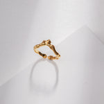 18k gold galaxy glimmer ring apelila jewelry