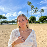 Pearl and Gold Bead Necklace