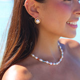 Pearl Halo Earrings