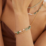Green Oasis Pearl Bracelet