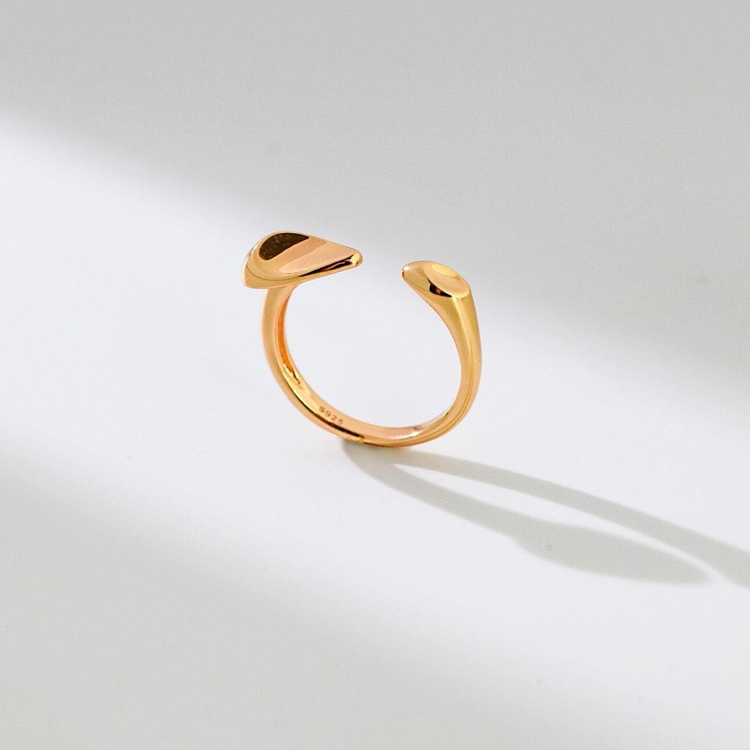 sculptural open ring apelila jewelry