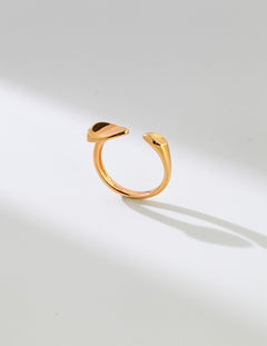 sculptural open ring apelila jewelry