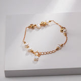 pearl and gold bracelet apelila jewelry