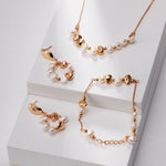 gold and pearl jewelry collection