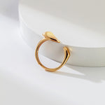 18k gold open ring